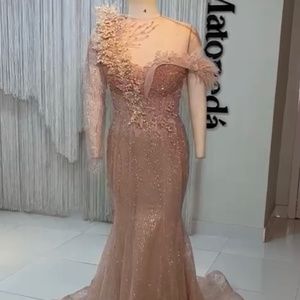 Custom reception gown
